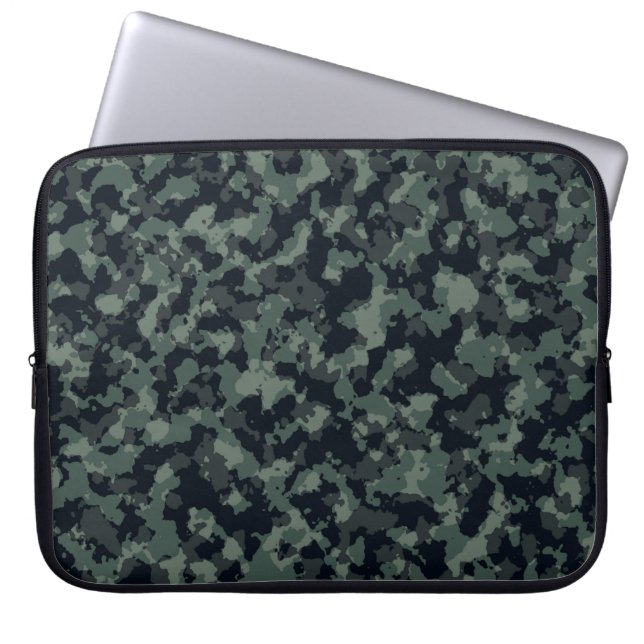 militaire textuur van Camouflage Laptop Sleeve (Voorkant)