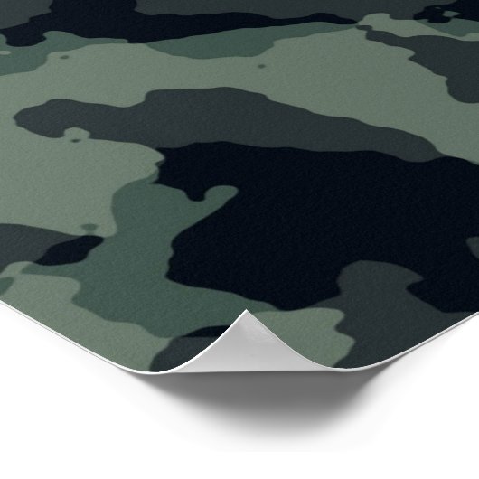 militaire textuur van Camouflage Poster (Hoek)