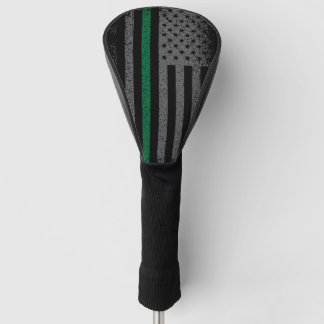 Militaire Thin Green Line American Flag Golfheadcover