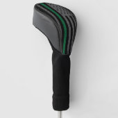 Militaire Thin Green Line American Flag Golfheadcover (Schuin)