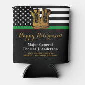 Militaire Thin Green Line Boots Pensioen Partij Blikjeskoeler (Voorkant)