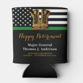 Militaire Thin Green Line Boots Pensioen Partij Blikjeskoeler (Achterkant)