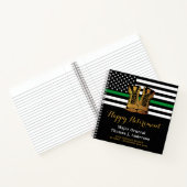 Militaire Thin Green Line Boots Pensioneergast Notitieboek (Binnen)