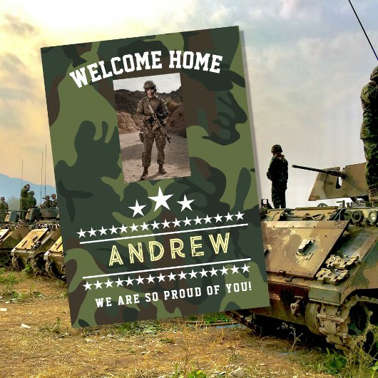 Militaire Thuis Komst Uitnodiging – Nationale Gard Poster