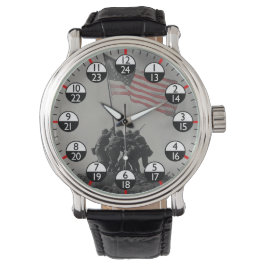 Militaire tijd 24 uur horloge