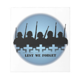 Militaire tripartiete laptop Lest We vergeten lapt Notitieblok
