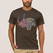 Militaire Truck Abstract T-shirt (Voorkant)