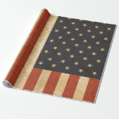Militaire U S A Wrapping Paper Roll Cadeaupapier (Uitgerold)