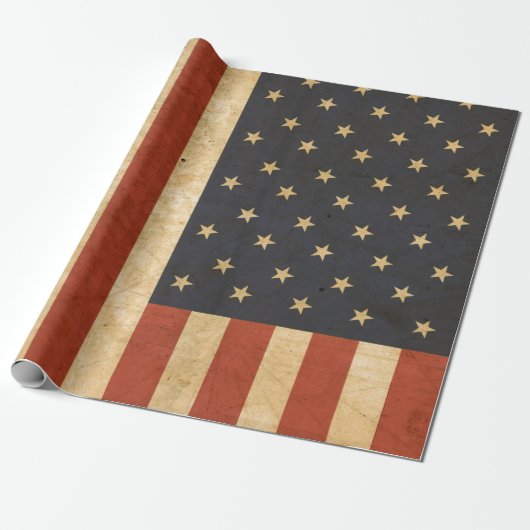 Militaire U S A Wrapping Paper Roll Cadeaupapier (Uitgerold)