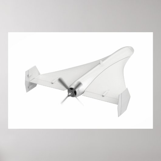 Militaire UAV met schroefaandrijving Poster (Voorkant)