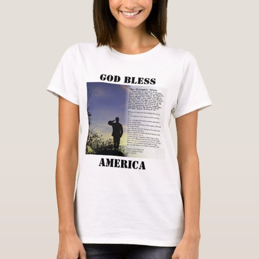 Militaire ultieme prijs t-shirt (Voorkant)