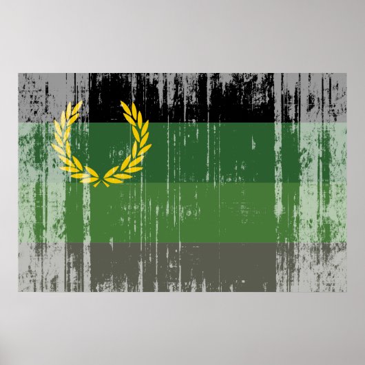 MILITAIRE UNIFORM TROTSVLAG POSTER (Voorkant)