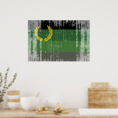 MILITAIRE UNIFORM TROTSVLAG POSTER (Keuken)
