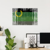 MILITAIRE UNIFORM TROTSVLAG POSTER (Thuiskantoor)