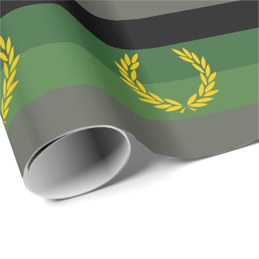 MILITAIRE UNIFORME PRIJS CADEAUPAPIER (Rol Hoek)