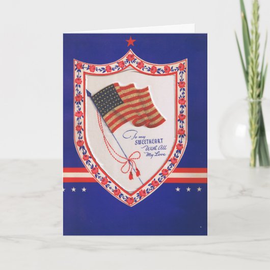  militaire Valentijn Feestdagen Kaart (Voorkant)