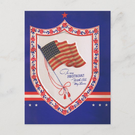 militaire Valentijn Feestdagenkaart (Voorkant)