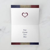 Militaire Valentijn Foto Lijst Kaart (Binnen)