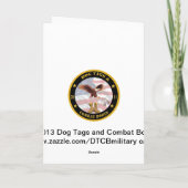 Militaire Valentijnsdag Feestdagen Kaart (Achterkant)