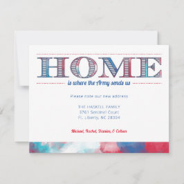 Militaire Verhuizing Aankondiging