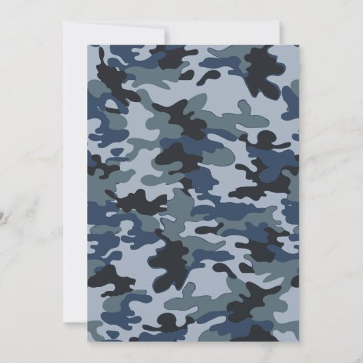 Militaire verjaardag van de militaire marine van C Kaart (Achterkant)