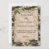 Militaire verjaardag van de soldaten kaart (Voorkant)