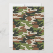 Militaire verjaardag van de soldaten kaart (Achterkant)