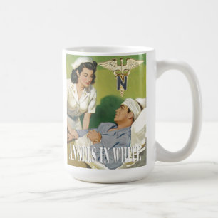 Militaire verpleegkundigen - Angels in de Witte Ko Koffiemok