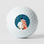 Militaire Vet Memorial Titleist 12 Golfballen (Voorkant)