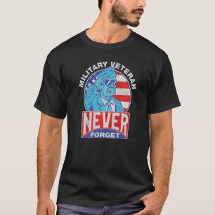 militaire veteraan gewapende troepen retro Mannen T-shirt