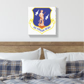 Militaire veteraan van de Nationale Garde Canvas Afdruk (Insitu (Slaapkamer))