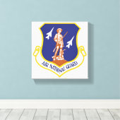 Militaire veteraan van de Nationale Garde Canvas Afdruk (Insitu (Houten vloer))