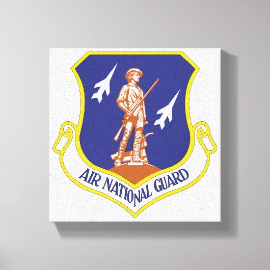Militaire veteraan van de Nationale Garde Canvas Afdruk (Voorkant)