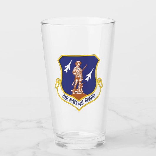 Militaire veteraan van de Nationale Garde Glas (Voorkant)