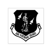 Militaire veteraan van de Nationale Garde Rubberstempel (Afrduk)