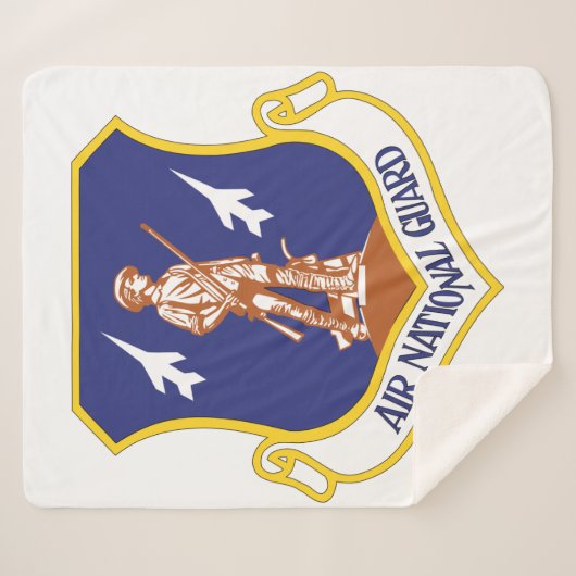 Militaire veteraan van de Nationale Garde Sherpa Deken (Voorkant (horizontaal))