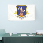 Militaire veteraan van de Nationale Garde Spandoek (Beurs)