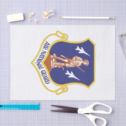 Militaire veteraan van de Nationale Garde Tissuepapier (Craft)