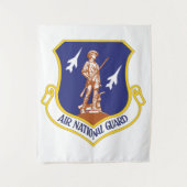 Militaire veteraan van de Nationale Garde Wandkleed (Voorkant)