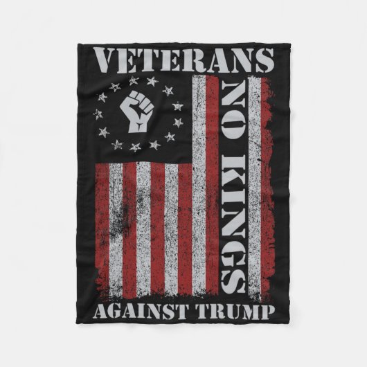 Militaire veteranen protesteren tegen Amerikaanse Fleece Deken (Voorkant)