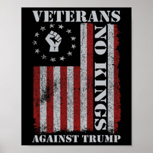 Militaire veteranen protesteren tegen Amerikaanse Poster