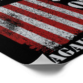 Militaire veteranen protesteren tegen Amerikaanse Poster (Hoek)