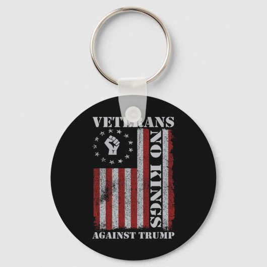 Militaire veteranen protesteren tegen Amerikaanse Sleutelhanger (Voorkant)