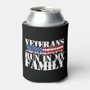 Militaire veteranen rennen in mijn familie - renne blikjeskoeler