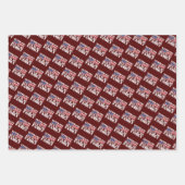 Militaire veteranen rennen in mijn familie - renne inpakpapier vel (Voorkant 3)