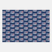 Militaire veteranen rennen in mijn familie - renne inpakpapier vel (Voorkant 2)