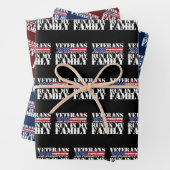 Militaire veteranen rennen in mijn familie - renne inpakpapier vel (In situ)