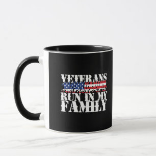 Militaire veteranen rennen in mijn familie - renne mok
