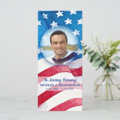 Militaire viering van het leven gebed Kaart Bladwi (Staand voorkant)