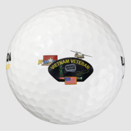 Militaire Vietnam War Veterans Vets Patch Golfballen